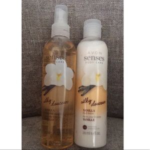 Avon Vanilla scented body spray & lotion